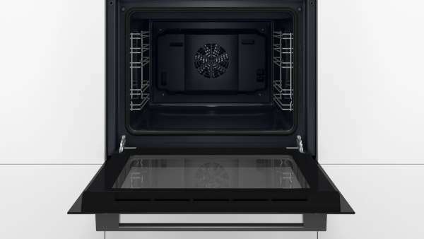 BOSCH HEF010BA1 Serie 2, Einbau-Herd, 60 x 60 cm, Schwarz